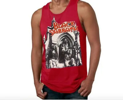 Black Sabbath Vintage Rock Band Black Tank Top (Various Colors) • $16.99