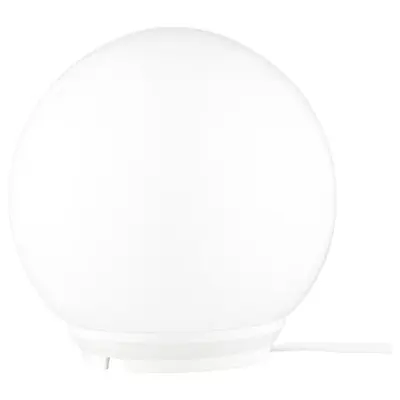 IKEA FADO Table Desk Bedside Lightening Light Round Cosy Mood Lamp White 17 Cm • £18.90