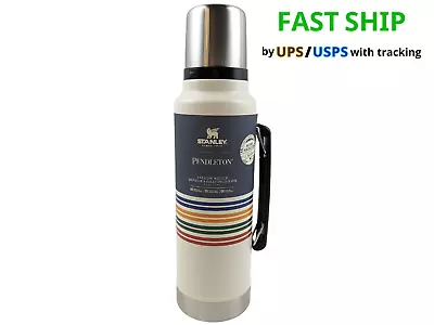 $26.95 • Buy Stanley Pendleton Thermos Vacuum Bottle Lid Cup Hot Cold 1.5 Qt National Parks