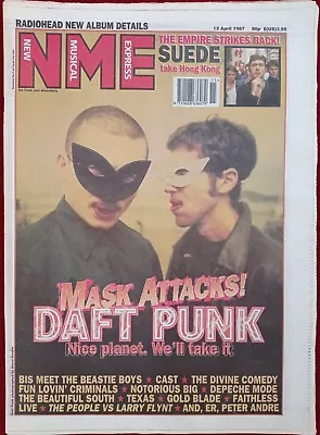 NME New Musical Express DAFT PUNK Feature- 12th April 1997 • £4