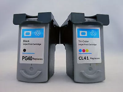 PG40 CL41 Ink Cartridge For Canon Pixma IP2600 IP2200 IP1800 MP470 MP460 220 2PK • $38