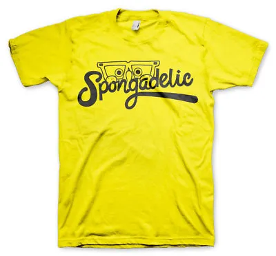 Officially Licensed Sponge Bob Spongadelic Men's T-Shirt S-XXL Sizes • £20.56