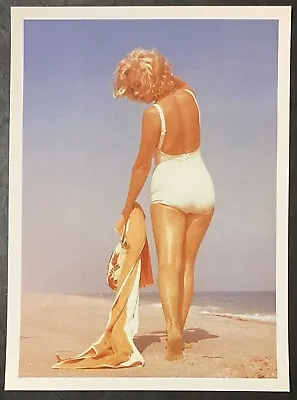 1957 Marilyn Monroe Original Photo Sam Shaw Stamped Amagansett Beach New York NY • $4400