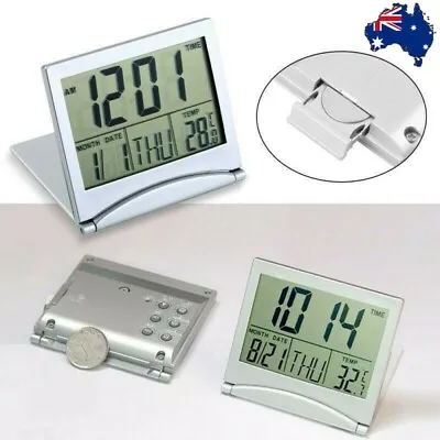 $9.50 • Buy AU NEW_Home Digital LCD Screen Travel Alarm Clocks Desk Thermometer Timer Calend