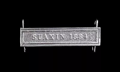 Egypt Medal Suakin 1884 Clasp Silver • £21