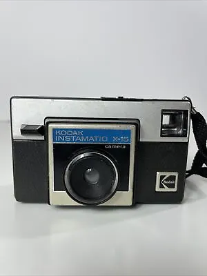 Vintage Kodak Instamatic X-15 Color Outfit  Old Stock Film Camera Works B52 • £12.45