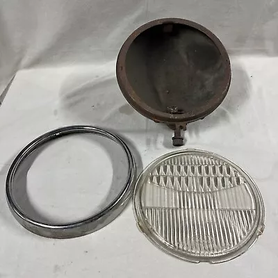 1928-29 Model A Ford Headlight Buckets And 1 Rim And 1 Len Vintage Original • $50