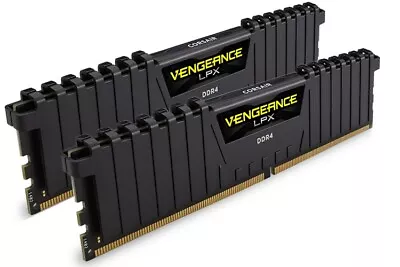 Corsair Vengeance LPX 16GB (2x8GB) DDR4 2400MHz C16 Desktop Gaming Memory Black • $95.69