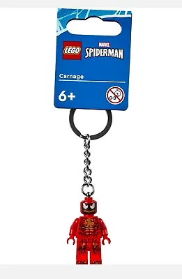 Lego 854154 Carnage (Marvel Spider-Man/Venom) Minifigure Keychain Keyring • £5.49