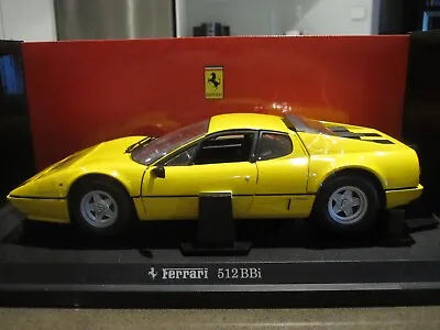 1:18 KYOSHO 08172Y FERRARI 512BBi YELLOW *NEW* • $314.62