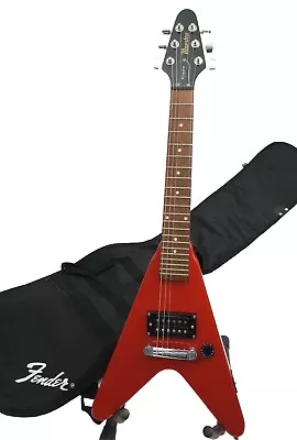 Gibson Baldwin Maestro Roadie Flying V Electric Guitar Candy Apple Red Devil  • $240