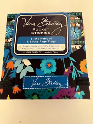 Vera Bradley Mini Note Pad Pocket Travel Size Stretch Band Closure Retired New • $5.99