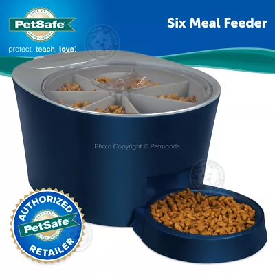 PetSafe 6 Meal Automatic Pet Feeder Digital Clock LCD Screen Display S-M Cat Dog • $89.95