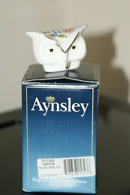 Aynsley -cottage Garden Mini Owl Animal Box-owl Head Only • £0.99