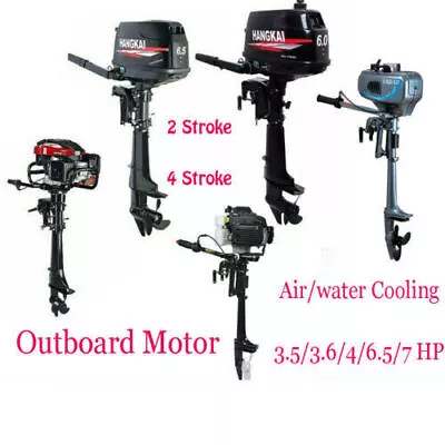 2/4-Stroke 3.5/3.6/4/6/6.5/7 HP Outboard Motor Boat Engine Water Cooling HANGKAI • $220