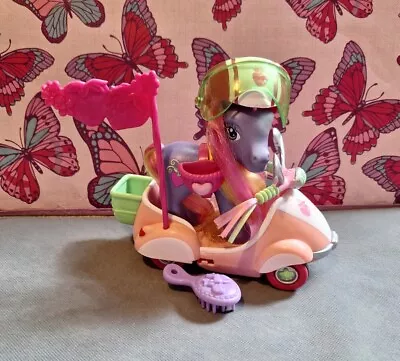 My Little Pony G3 Rare Bumbleberry With Scooter & Accessories Helmet Saddle • £20