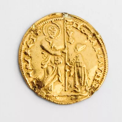 Antique Gold Coin 1501 Italy Ducat Venice Leonardo Loredano Altered Surface NGC • $537.10