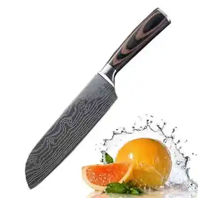 5 Inch High Carbon Steel Santoku Knife Kitchen Chopping Cutting Knives Home • $14.99