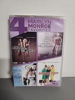 Marilyn Monroe Favorites (dvd 2014 Release) 4 DVD Set  • $3.99