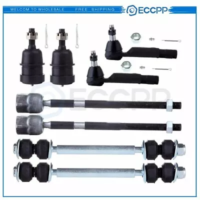 8pc Inner Outer Tie Rod Lower Ball Joint Sway Bar Kit For 82-1993 Ford Mustang • $52.99