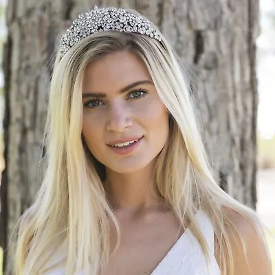 Ivory And Co Princess Grace Crystal Embellished Tiara Wedding (brand New Boxed) • £100