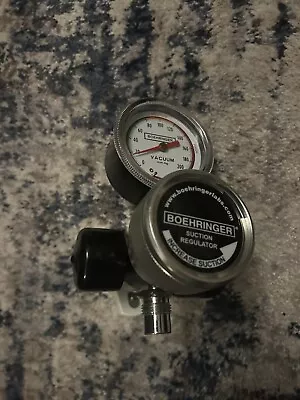 Boehringer 7700 Suction Regulator With Vacuum Gauge • $200