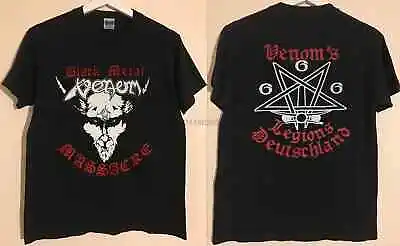 Vintage VENOM Heavy Metal Band Tour Concert Black Shirt Top Best Reprint New • $18.99
