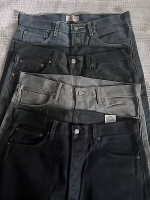 Lot Of 4 Pairs Vintage LEVIS 501 XX Jeans Denim 34x32 34x34 Starched • $60