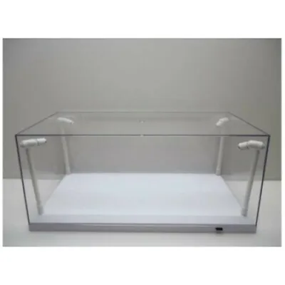 LED Lighted Display Case White Base 1:18 Diecast Model Cars 35cm X 15cm X 16cm • £37.99