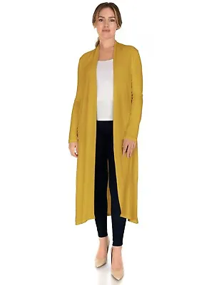 $24.99 • Buy JDStyle Women's Long Sleeve Full-Length Open Cardigan (Size: S- 5X)AT1206