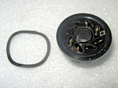 $7.99 • Buy 8 Pin Round Black Octal Chassis Mount Vacuum Tube Socket New  El34 Kt88 6550