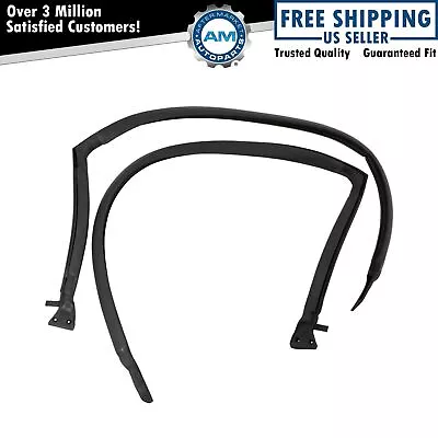 Rubber Roofrail Weatherstrip Seals Pair Set For 73-76 Duster Dart Fastback • $109.74