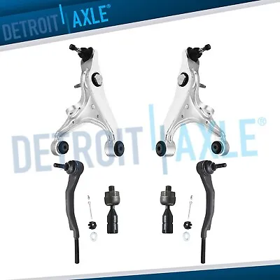 Front Lower Control Arm W/Ball Joints Tie Rods For 2008 - 2014 Cadillac CTS AWD • $253.29