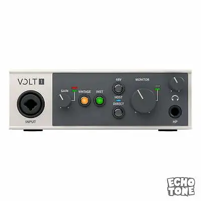 $219 • Buy Universal Audio Volt 1 (1 In, 2 Out) USB-C Audio Interface