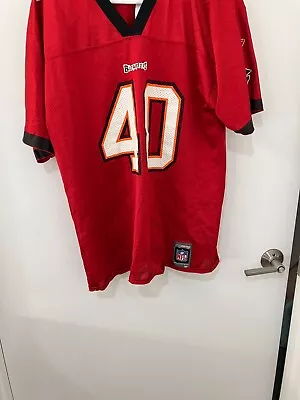 Tampa Bay Buccaneers Alstott NFL Reebok  Football Jersey  Adult XL • $27.21