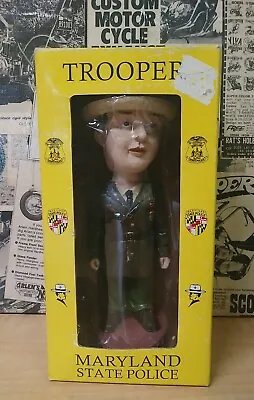 RARE Maryland State Trooper Bobble Head MARYLAND STATE POLICE BOBBLEHEAD W/BOX • $39.95