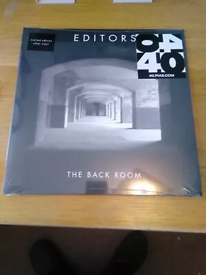 Editors – The Back Room 2023 - New And Sealed Clear Vinyl • £19.99