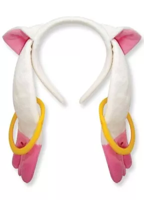 Puella Magi Madoka Magica Kyubey Costume Hat W/ Ears Anime Licensed NEW • $20.95