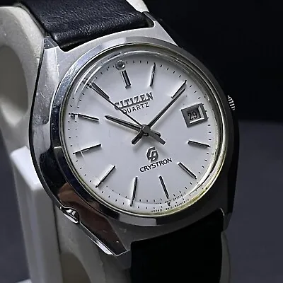 $390 • Buy Vintage Citizen 'Blinker' Crystron Quartz Men's Watch 4-860217-Y