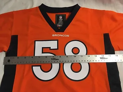 Official Nfl Nwt 2024 Denver Broncos Orange Von Miller #58 Youth Large Jersey • $62.99