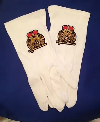  Masonic 33rd Degree  Gloves • $10