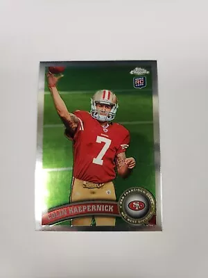 2011 Colin Kaepernick Topps Chrome Rookie RC Card #25 San Francisco 49ers  • $3.95