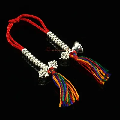 Fine Quality Vajra And Bell Sterling Silver Mala Counters Set From Patan Nepal • $41.75