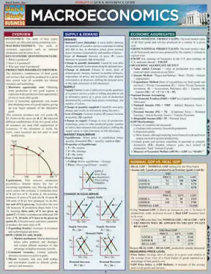 Macroeconomics (Quickstudy: Business) - Pamphlet By BarCharts Inc. - GOOD • $4.98