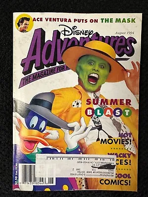 $15.29 • Buy Disney Adventures Magazine AUG, August 1994 Featuring Ace Ventura THE MASK