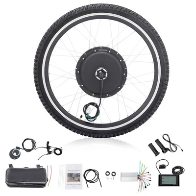 $210.03 • Buy NEW 26in 1000W Rear Drive With Tires Bicycle Modification Parts Black