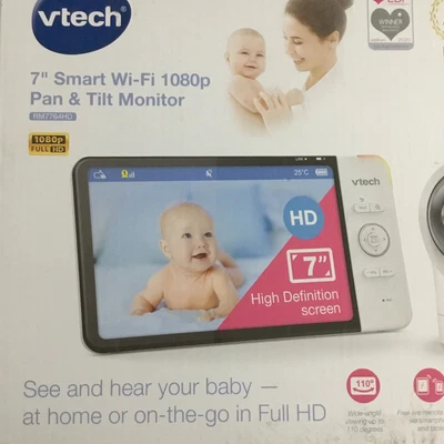 Vtech RM7764HD Digital WiFi Video Monitor 7in Infrared Night Vision READ DESCRIP • £80