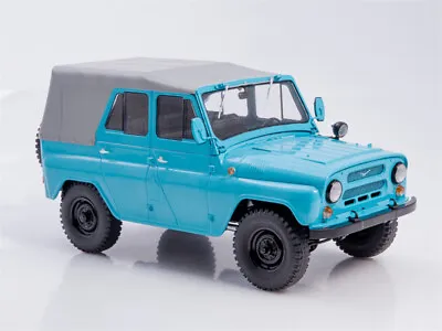 1/18 ABS Truck Start Models RUSSIAN UAZ-31512 DFF-RDAD VEHICLE Light Blue Model • $157.22