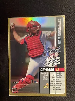 2003 MLB Showdown Ivan Rodriguez FOIL Super Season #114 Rangers • $125