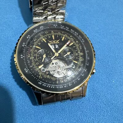 Jaragar Mens Chronograph Wristwatch Watch Self Winding Jewelry • £30